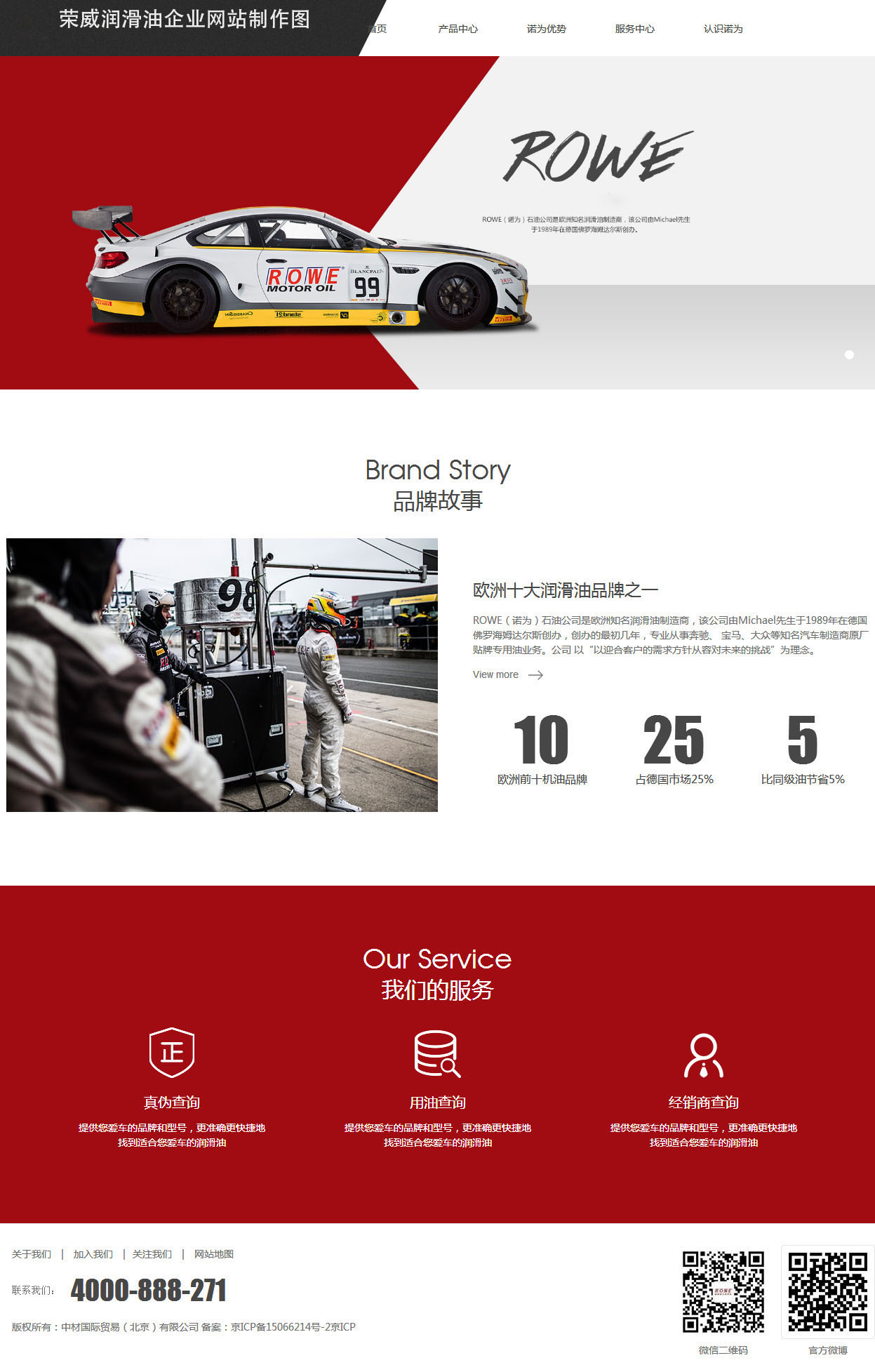 榮威潤(rùn)滑油企業(yè)網(wǎng)站制作項(xiàng)目簽約