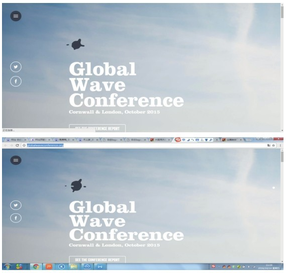 全球沖浪峰會(huì)網(wǎng)站的動(dòng)態(tài)Logo